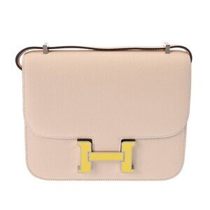 HERMES Constance 3 Mini 18 Miroir Nata shoulder bag